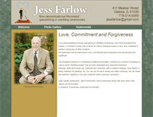 Tablet Screenshot of jessfarlow.com